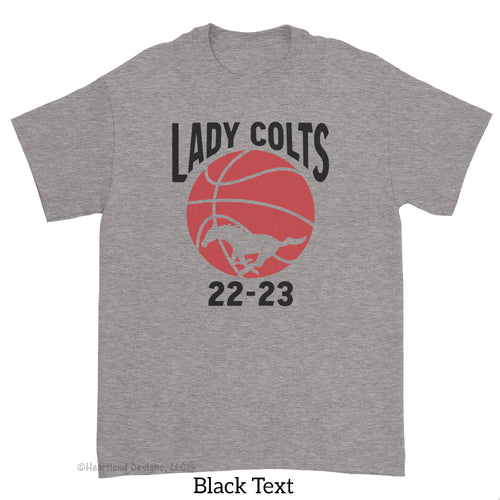 RMS Lady Colts Basketball Short Sleeve Tee