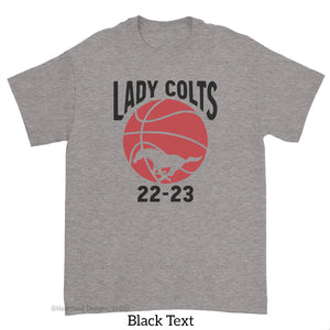 RMS Lady Colts Basketball Short Sleeve Tee