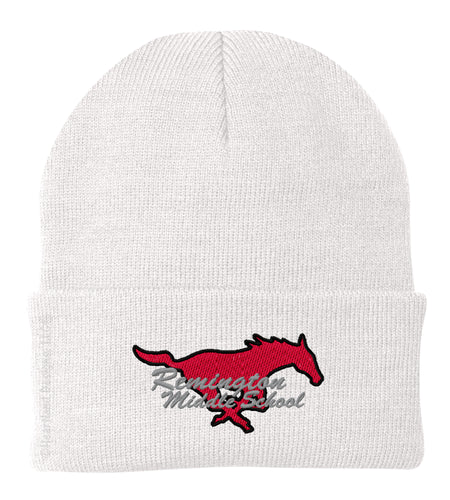 RMS Staff Knit Beanie with Embroidered Logo